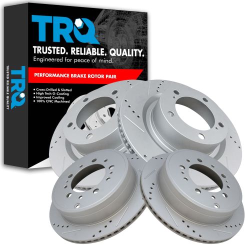 07-14 Tundra; 08-14 Sequoia Front & Rear Performance Rotor Kit