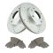 99-01 Snata 02-06 Elntra 99-01 Tiburon Front Ceramic Pad & Performance Rotor Kit