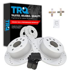 99-02 9-3; 97-98 900; 00-05 Saturn L Rear Posi Crmic Pd & Performance Rtr Kt