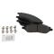 Rear Metallic Performance Brake Kit with Calipers