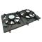 03-07 Honda Accord Radiator A/C Dual Cooling Fan for 4 Cyl Denso Brand