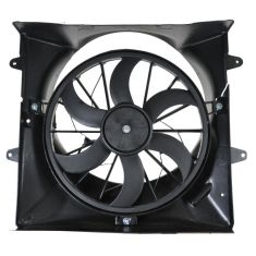 1999-03 Jeep Grand Cherokee 4.0L 4.7L Radiator Fan Shroud & 6 Blade Fan (w/o Tow Pkg)