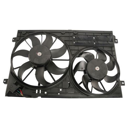 05-13 VW Jetta w/2.0L Diesel Radiator Dual Cooling Fan Assy