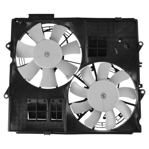 10-14 Cadillac CTS-V Dual Radiator Fan Cooling Assembly