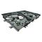 14-17 Ram Promaster Van 1500, 2500, 3500 (w/3.6L & AC) Radiator Dual Cooling Fan Assembly