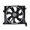 04 Kia Spectra 2.0L, 05-09 Spectra Radiator & AC Condenser Fan PAIR