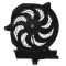 2001-02 Hyundai Santa Fe Radiator & AC Condenser Fan PAIR