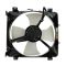 96-98 Civic; 97-98 Acura EL Radiator & AC Condenser Fan PAIR