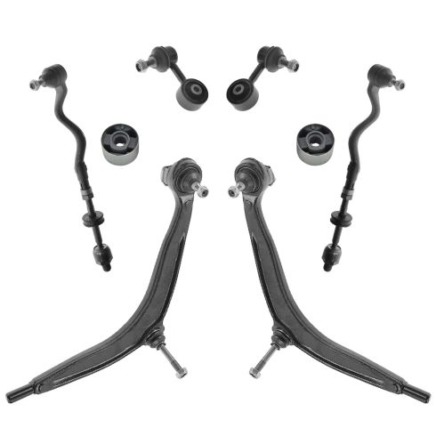 92-99 BMW 3 Series; 96-02 Z3/M Front Contol Arm, Bushing, Tie Rod & Stabilizer Link Set
