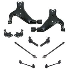 96-04 Nissan Pathfinder; 97-03 Infiniti QX4 Front Suspension Kit (10 Piece Set)