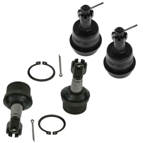 00-01 Dodge Ram 1500 4WD Dana 44 Front Upper & Lower Balljoint Set of 4