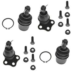 00-04 Dodge Dakota; 00-03 Durango Front Upper & Lower Ball Joint Set