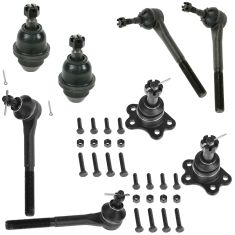 95-00 Suburban Escalade Tahoe Yukon K1500 K2500 Pickup 4WD Ball Joint/Tie Rod Kit