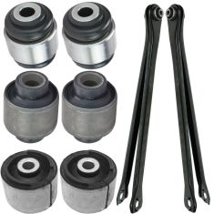 01-05 BMW 325CI, 325XI, 330CI, 330XI, 8 Piece Rear Lower Lateral Locating Arm & Bushing Kit