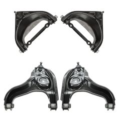 94-99 Dodge Ram 1500 w/ 2WD Front Upper & Lower Control Arm w/ BJ Set of 4