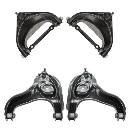 94-99 Dodge Ram 1500 w/ 2WD Front Upper & Lower Control Arm w/ BJ Set of 4