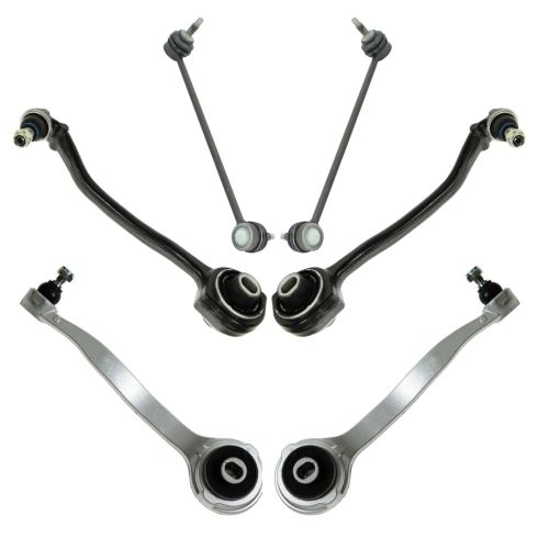 01-07 MB C; 03-09 CLK Class RWD (w/o Sport Suspension) Front Control Arm & Sway Bar Kit (Set of 6)