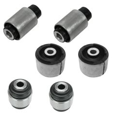 98-08 BMW Multifit Rear Trailing Arm Bushing & Upper Wishbone Inner & Outer Bushing Kit (Set of 6)