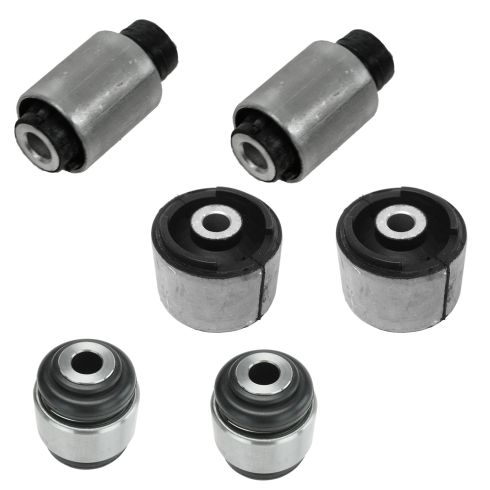 98-08 BMW Multifit Rear Trailing Arm Bushing & Upper Wishbone Inner & Outer Bushing Kit (Set of 6)