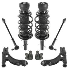 98-10 Beetle; 99-06 Golf; 99-05 Jetta Front Strut Assy, Lower Balljoint, Lower Control Arm, Tie Rod