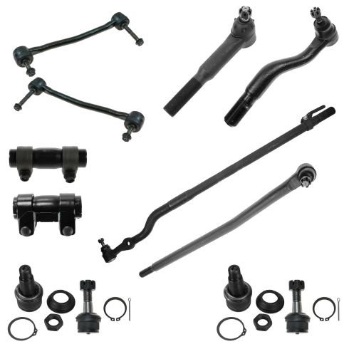 200-05 Ford Excursion; 00-04 F250, F350; 00-02 F450, F550 4WD 12 Piece Suspension Kit