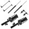 04-09 Mazda 3 (exc Mazdaspeed); 06-10 Mazda 5 Front & Rear Strut, Shock, Sway Bar Link Kit