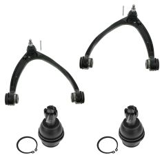 07-12 Avalanche, Silverado, Sierra Front Upper Control Arms & Lower Ball Joints Kit