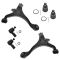 Front Lower Control Arms Ball joints & Tie Rods 6 pc Kit  for 01-05 Honda Civic Acura EL