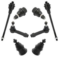 99-07 Cadillac, Chevy, GMC Pickup/SUV Multifit Ball Joint & Tie Rod Kit (Set of 8)