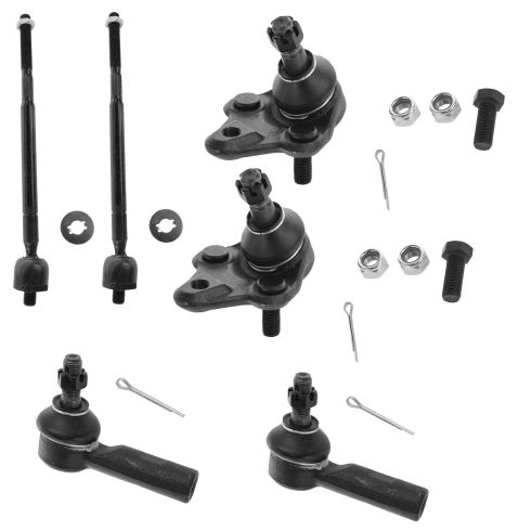 96-02 Prizm, Corolla Tie Rod & Ball Joint Kit (Set of 6)