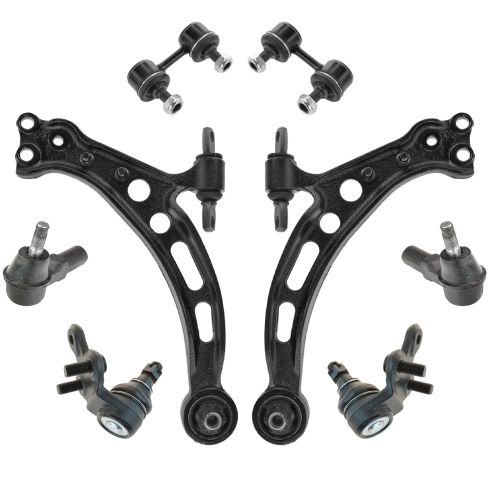 92-01 Camry, ES300; 95-97 Avalon Ctrl Arm, Ball Joint, Outer Tie Rod, Sway Bar Link Kit (Set of 8)