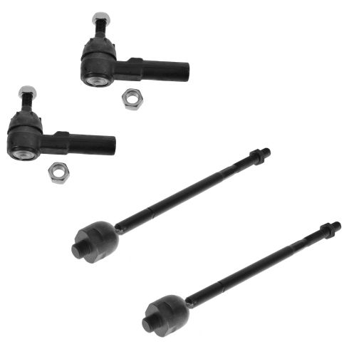 93-02 Firebird Camaro; 91-02 Saturn SC SL SW Inner & Outer Tie Rod Set