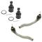 94-01 Integra; 97-01 CRV; 92-00 Civic; 93-97 Del Sol Front Lower Ball Joint & Outer Tie Rod Kit