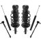 98-10 Beetle; 99-06 Golf; 99-05 Jetta Strut & Spring Assembly, Shock, Tie Rod Kit (Set of 6)