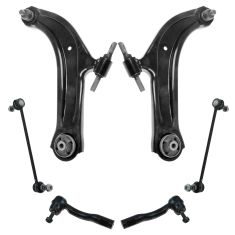 07-12 Nissan Sentra 6 Piece Front Steering and Suspension Kit