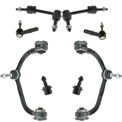 03-04 (to 12-1-03) Expedition (exc Air S) Frt Uppr Cntrl Arm w/Otr Tie Rod, Bjnt, SWB Link (8 Pce St