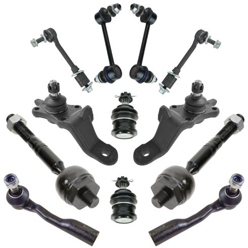 01-02 Toyota Sequoia Front & Rear Steering Suspension Kit (12 Piece)