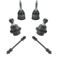 02-05 Explorer, Mountaineer; 03-05 Aviator Frt Upr & Lwr Ball Joint w/Sway Bar Link Kit (Set of 6)