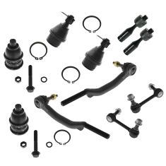 03-09 Buick, Chevy, GMC, Olds, Saab, Isuzu Mid Size SUV Front Steering & Suspension Kit (10 Piece)