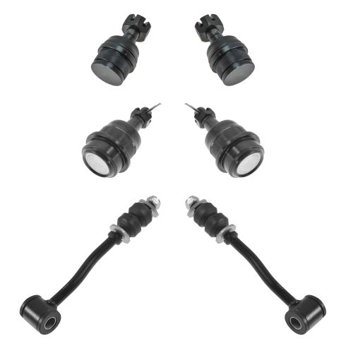 91-01 Jeep Cherokee; Grand Cherokee; Wagoneer; Comanchee Front Suspension Kit (6 Piece Set)