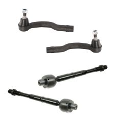 04-14 Titan, QX56; 05-15 Armada; 04 Pathfinder Front Inner & Outer Tie Rod Kit (Set of 4)