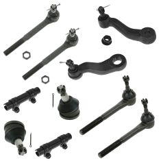 93-00 Chevy GMC Pickup SUV Van 2WD Steering & Suspension Kit (10 Piece)