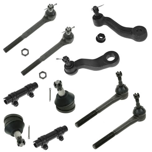 93-00 Chevy GMC Pickup SUV Van 2WD Steering & Suspension Kit (10 Piece)