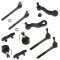 93-00 Chevy GMC Pickup SUV Van 2WD Steering & Suspension Kit (10 Piece)