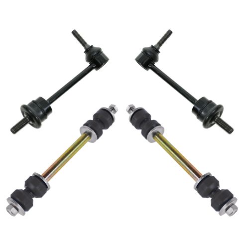 98-02 Ford Crown Vic, Mercury Grand Marquis, Linc Towncar Front & Rear Sway Bar End Link Set of 4
