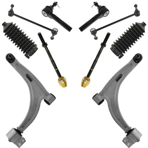 04-12 Malibu; 04-08 Malibu Maxx; 05-10 G6; 07-09 Aura Front Steering & Suspension Kit (10 Piece)