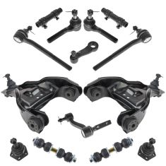 94-05 Chevy, GMC, Olds, Isuzu Mid Size Truck SUV 4WD Steering & Suspension Kit (14 Piece)