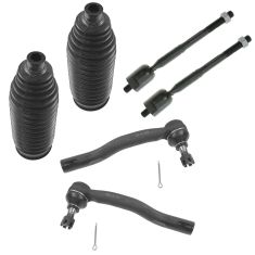 02-03 ES300; 04-06 ES330; 02-06 Camry; 04-08 Solara; 05-12 Avalon Front Tie Rod Kit (Set of 6)