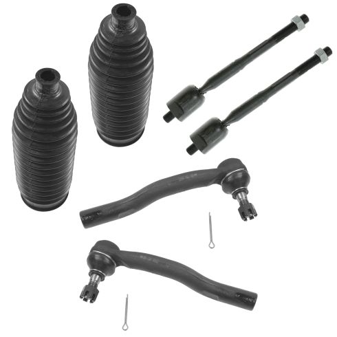 02-03 ES300; 04-06 ES330; 02-06 Camry; 04-08 Solara; 05-12 Avalon Front Tie Rod Kit (Set of 6)