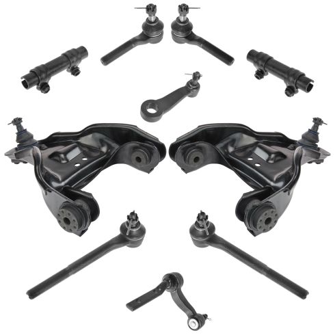98-05 Chevy, GMC, Olds, Isuzu Mid Size Truck SUV 4WD Steering & Suspention Kit (10 Piece Set)